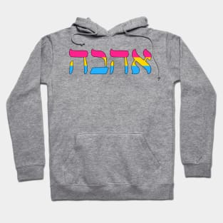 Ahava - Love (Pan Pride Colors) Hoodie